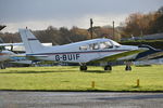 G-BUIF @ EGTF - Piper PA-28-161 Cherokee Warrior II at Fairoaks. Ex N28375 - by moxy