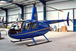 G-CRIB @ EGBS - G-CRIB   Robinson R-44 Raven [0980] (Cribarth Helicopters) Shobdon~G 14/08/2004 - by Ray Barber