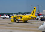 N535NK @ KATL - Taxi for takeoff Atlanta - by Ronald Barker