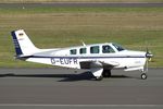 D-EUFR @ EDVE - Beechcraft (Raytheon) A36 Bonanza at Braunschweig-Wolfsburg airport, Waggum