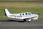 D-EUFR @ EDVE - Beechcraft (Raytheon) A36 Bonanza at Braunschweig-Wolfsburg airport, Waggum