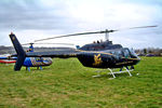 G-JAES @ EGBC - G-JAES   Bell 206B Jet Ranger II [1513] (Helicharter Wales) Cheltenham Racecourse~G 18/03/2004 - by Ray Barber