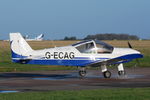 G-ECAG @ EGSH - Departing from Norwich. - by Graham Reeve