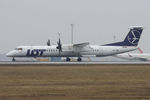 SP-EQB @ LOWW - LOT DHC-8 - by Andreas Ranner
