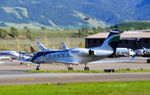 N290PS @ KJAC - Parked Jackson, WY - by Ronald Barker