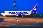 TF-ICU @ EGSH - On Push-Back After Respray Into The New Icelandair Livery. This Design With The Pink/Purple Tail. - by Josh Knights