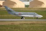 129 @ LFRJ - Dassault Falcon 10MER, taxiing, Landivisiau Naval Air Base (LFRJ) - by Yves-Q