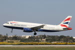 G-EUUD @ LMML - A320 G-EUUD British Airways - by Raymond Zammit