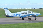 G-BTDV @ EGSH - Leaving Norwich for North Weald. - by keithnewsome