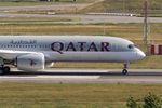 A7-ALF @ LFBO - Airbus A350-941, Take off rwy 14R, Toulouse-Blagnac airport (LFBO-TLS) - by Yves-Q