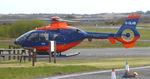 G-GLAB @ EGFH - Visiting helicopter operated by PDG Helicopters. - by Roger Winser