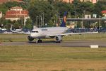 D-AIUL @ LFBO - Airbus A320-214, Holding point rwy 14L, Toulouse-Blagnac airport (LFBO-TLS) - by Yves-Q