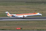 EC-LOJ @ LFBO - Bombardier CRJ-1000ER, Landing rwy 14R, Toulouse-Blagnac Airport (LFBO-TLS) - by Yves-Q