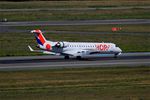 F-GRZN @ LFBO - Canadair Regional Jet CRJ-702, Reverse thrust landing rwy 14R, Toulouse-Blagnac airport (LFBO-TLS) - by Yves-Q
