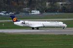 D-ACKB @ LFBO - Bombardier CRJ-900LR, Lining up rwy 14L, Toulouse Blagnac Airport (LFBO-TLS) - by Yves-Q