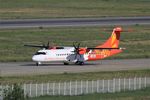 9M-FIG @ LFBO - ATR 72-600 with provisional registration, Taxiing,, Toulouse-Blagnac airport (LFBO-TLS) - by Yves-Q