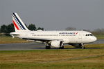 F-GRHR @ LFRB - Airbus A319-111, Taxiing to boarding ramp, Brest-Bretagne airport (LFRB-BES) - by Yves-Q