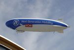D-LZNT @ EDNY - Zeppelin NT - Deutsche Zeppelin Reederei over the trade fairground at Friedrichshafen airport during the AERO 2022 - by Ingo Warnecke