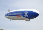 D-LZNT @ EDNY - Zeppelin NT - Deutsche Zeppelin Reederei coming in to land at Friedrichshafen airport during the AERO 2022 - by Ingo Warnecke