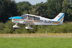 F-GJZE @ LFRB - Robin DR-400-120, Landing rwy 25L, Brest-Bretagne airport (LFRB-BES) - by Yves-Q