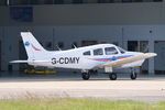 G-CDMY @ EGSH - Departing from Norwich. - by Graham Reeve