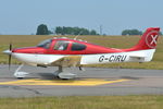 G-CIRU @ EGSH - Arriving at Norwich from Gloucester. - by keithnewsome