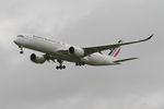 F-HTYE @ LFPG - Airbus A350-941, Short approach rwy 26L, Roissy Charles De Gaulle airport (LFPG-CDG) - by Yves-Q