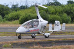 G-DISP @ EGFH - Visiting Calidus rotorcraft arriving. - by Roger Winser