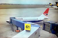 G-BGDN - Dusseldorf flying to Heathrow. Early 1980s. Inaugural fight. - by Ed Boyle