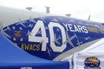 LX-N90450 @ EDDB - Boeing E-3A Sentry of the NAEW&C E-3A Component in '40 years NATO AWACS' special colours at ILA 2022, Berlin