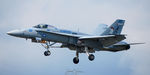 164230 @ KPSM - F-18 Legacy Demo arriving - by Topgunphotography