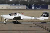 VH-HXX @ YPPF - VH-HXX Diamond DA-20 Eclipse taxiing along the fence, after doing laps around Parafield airport. - by Albert Adelaide