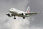 F-GRHO @ LFPG - Airbus A319-111, Short approach rwy 26L, Roissy Charles De Gaulle airport (LFPG-CDG) - by Yves-Q