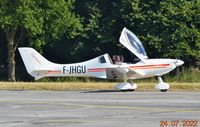67CFL @ EBUL - Taxiing with open canopy due to heat - by Joannes Van Mierlo