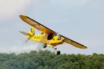 G-BPCF @ EGTD - Piper J3C-65 Cub at Wings & Wheels Dunsfold - by PhilR