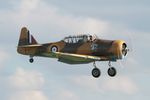 G-BJST @ EGSU - AJ841 1953 CCF T-6 Harvard 4 RAF BoB 75th Anniversary Duxford - by PhilR