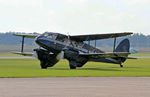 G-AKIF @ EGSU - G-AKIF 1944 DH89 Dragon rapide BoB 75th Anniversary Duxford 20.09.15(2) - by PhilR