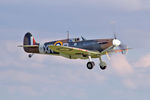 P7350 @ EGSU - P7350 1940 VS Spitfire lla RAF BoB 75th Anniversary Duxford - by PhilR