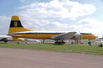 G-AOVT @ EGSU - Monarch Bristol Britannia 312 at Duxford - by PhilR