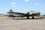 G-BEDF @ EGSU - 124485 (44-85784) 1944 B-17G 'Sally B' USAF Duxford - by PhilR