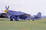 SE-BKG @ EGSU - Swedish Air Force North American P-51D Mustang SE-BKG at Flying Legends Duxford - by PhilR