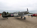 41-13297 @ EGSU - 1941 Curtis P-40B Warhawk 41-13297 at Flying Legends Duxford - by PhilR