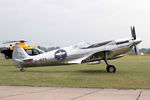 G-IRTY @ EGSU - MJ271 1943 VS Spitfire LFIXc Duxford - by PhilR