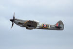 G-SPIT @ EGSU - MV268 (MV293) 1944 VS Spitfire XIV Duxford - by PhilR