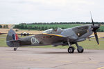 G-OXVI @ EGSU - TD248 1945 VS Spitfire XVI Duxford - by PhilR