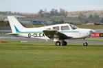 G-CLEA @ EGBP - G-CLEA 1978 Piper PA-28 Cherokee Warrior ll Kemble - by PhilR