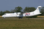 YL-RAI @ LZIB - RAF-Avia ATR 72-202(F) celebrating 30 - by Thomas Ramgraber