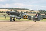 G-HHII @ EGSU - BE505 (G-HHII) 1942 Hawker Hurricane llb BoB Display Duxford - by PhilR