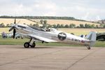 G-IRTY @ EGSU - G-IRTY (MJ271) 1943 VS Spitfire LFIX BoB Display Duxford - by PhilR