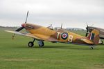G-LFVC @ EGSU - JG891 (G-LFVC) 1943 VS Spitfire Vc BoB Display Duxford - by PhilR
